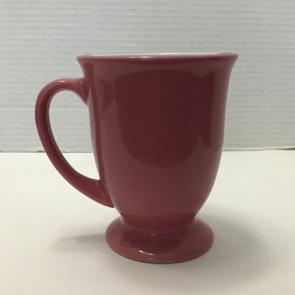 VTG Gryphon Ware Two Tone 3D Ceramic Cup Mug Morning Happy Smile Pink - Picture 4 of 8